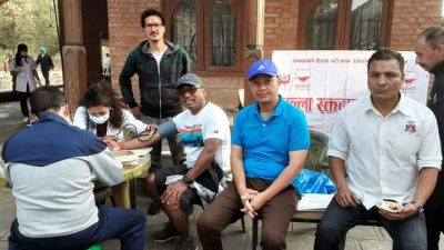 प्रकाशमान र दिपेन्द्रको उपस्थितिमा काठमाडौंका विभिन्न ठाउँमा रक्तदान कार्यक्रम सम्पन्न